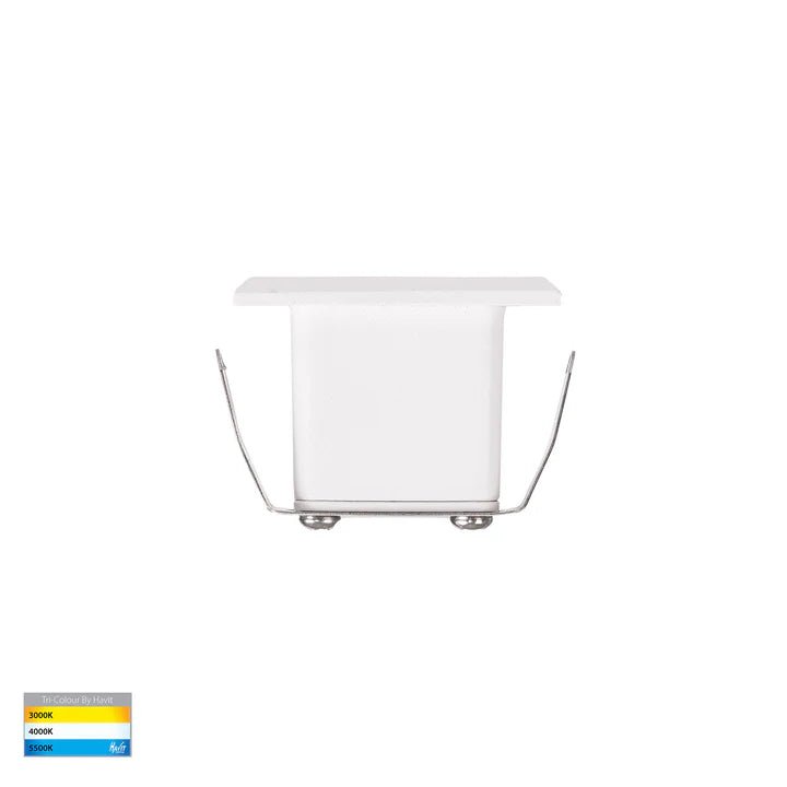 Havit Paso Recessed LED Step Light with Sensor in Black or White