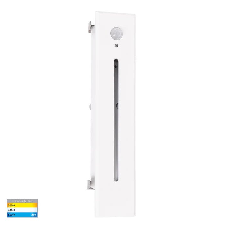 Havit Paso Recessed LED Step Light with Sensor in Black or White - Mases LightingHavit Lighting
