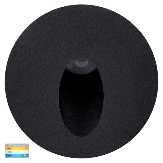 Havit Reces 76mm Round TRI Colour Recessed LED Step Light - Mases LightingHavit Lighting