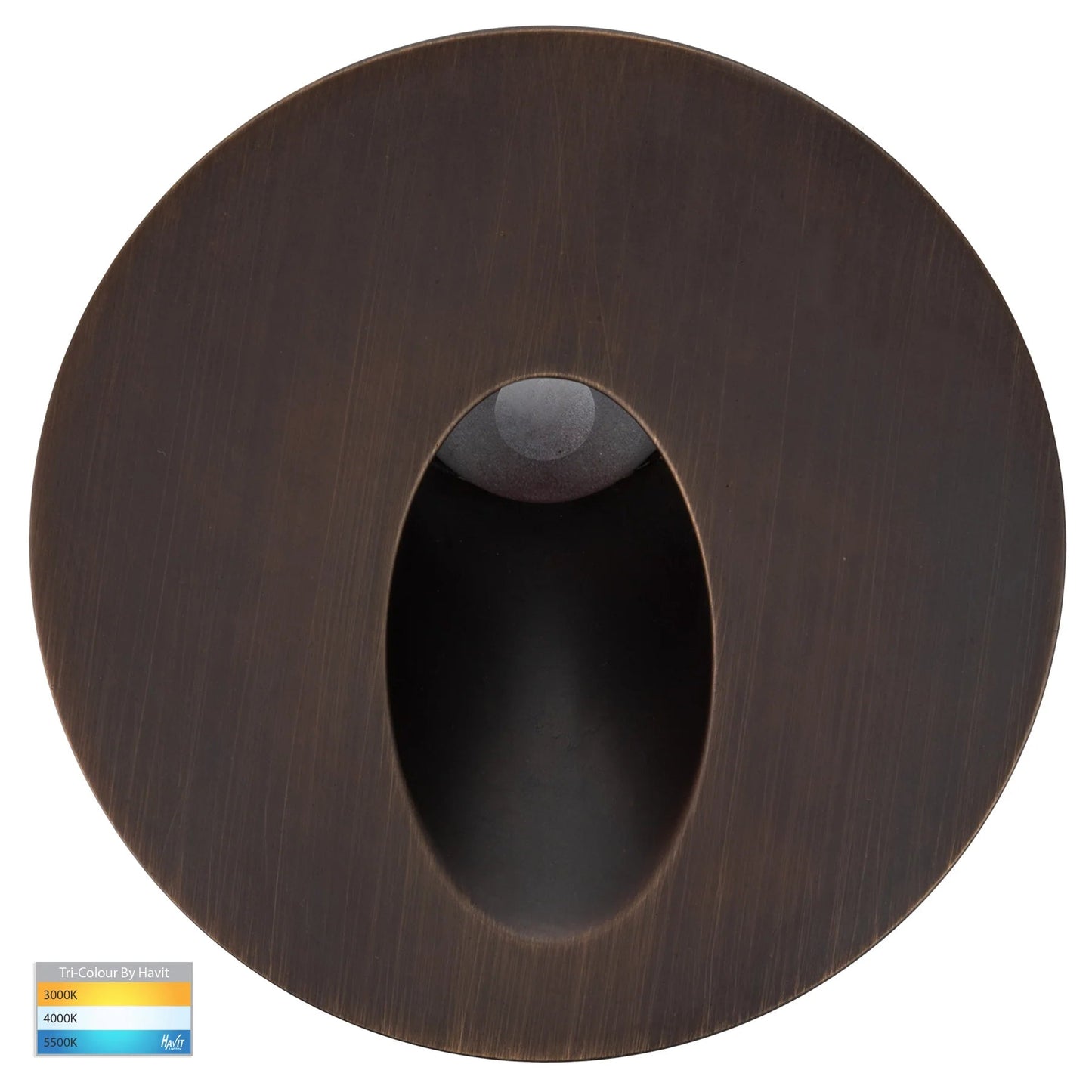 Havit Reces 76mm Round TRI Colour Recessed LED Step Light - Mases LightingHavit Lighting