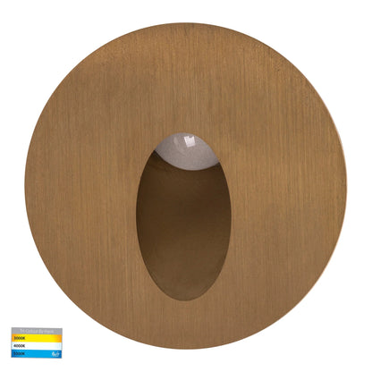 Havit Reces 76mm Round TRI Colour Recessed LED Step Light - Mases LightingHavit Lighting