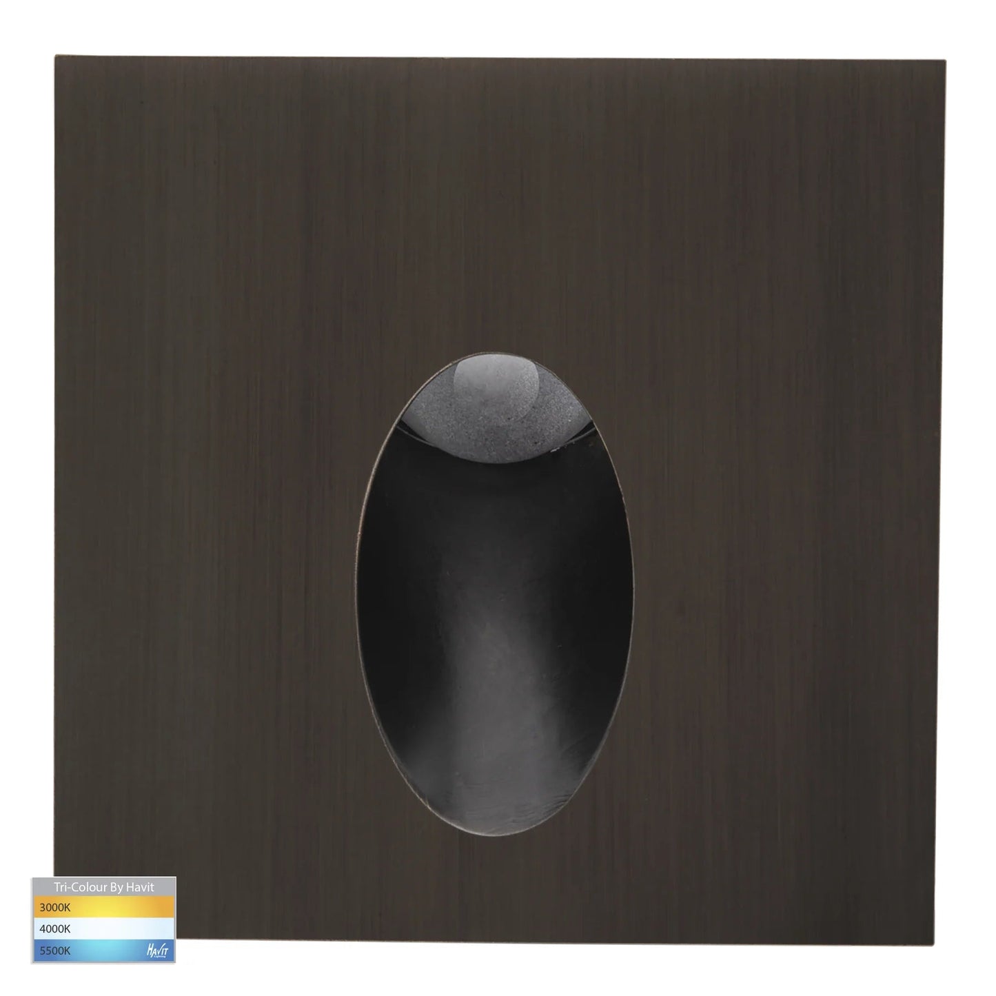 Havit Reces 76mm Square TRI Colour Recessed LED Step Light - Mases LightingHavit Lighting