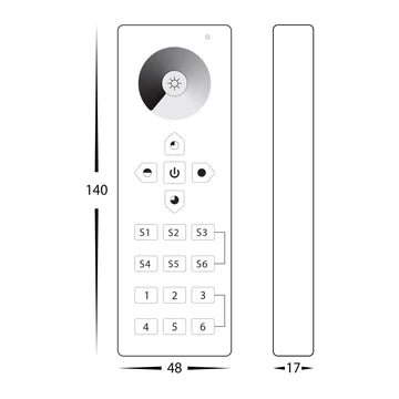 Havit Single Colour 6 Zone LED Strip Controller - HV9102 - 2819DIM - Mases LightingHavit Lighting