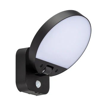 Havit Solarni Polycarbonate Solar Wall Light With Sensor Black HV36724 - BLK - Mases LightingHavit Lighting