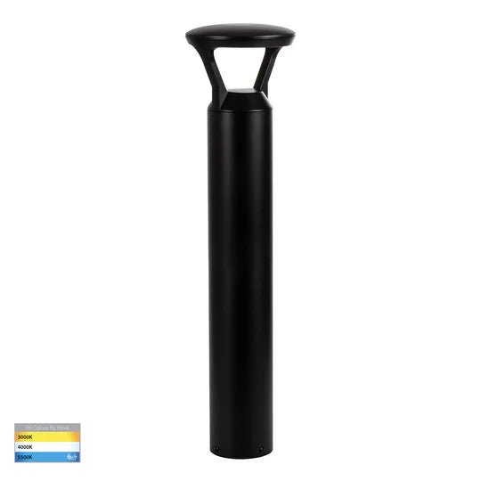 Havit Thema Aluminium Black 975mm Round LED Bollard Lights - HV1643T - BLK - Mases LightingHavit Lighting