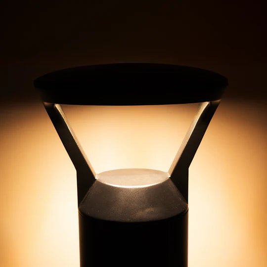 Havit Thema Aluminium Black 975mm Round LED Bollard Lights - HV1643T - BLK - Mases LightingHavit Lighting