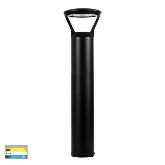 Havit Thema Aluminium Black 975mm Round LED Bollard Lights - HV1643T - BLK - Mases LightingHavit Lighting