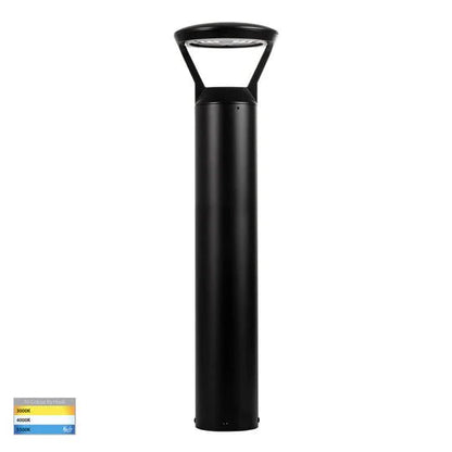 Havit Thema Aluminium Black 975mm Round LED Bollard Lights - HV1643T - BLK - Mases LightingHavit Lighting