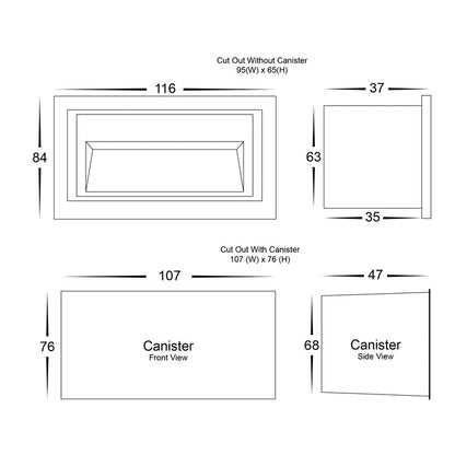 Havit Trin Rectangular Recessed LED Step Light 12V 240V - Mases LightingHavit Lighting
