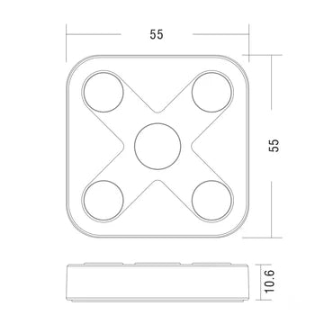 Havit Zigbee Single Colour Dimming LED Strip Wall Control - HV9101-ZB-5C