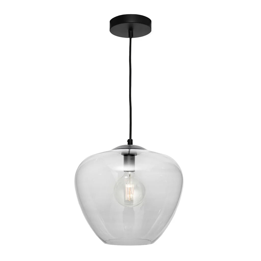 Helena Pendant Light Small in Clear/White/Smoke