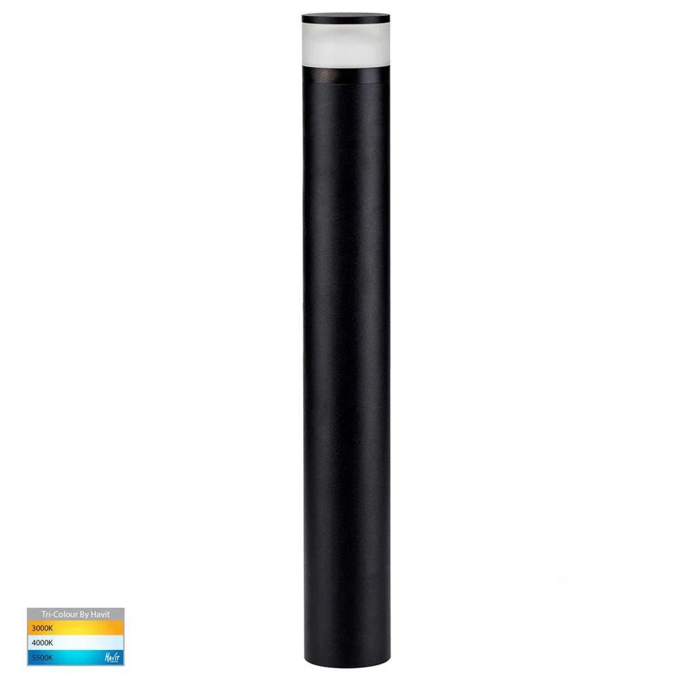 Highlite LED Bollard Light 24v CCT Black in Small/Large Havit Lighting - HV1625T, HV1626T-24V