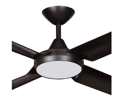 Hunter Pacific New Image DC Ceiling Fan with CCT Led Light, Remote and Wall Control in Black 52" - Mases LightingHunter Pacific
