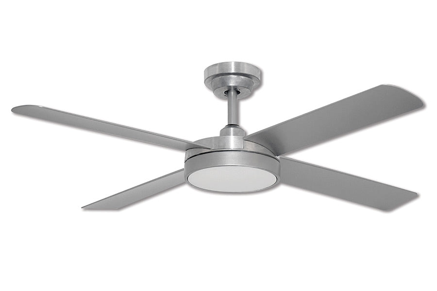 Hunter Pacific Pinnacle V2 DC CCT LED Light Ceiling Fan with Remote & Wall Control in White,Black Or Brushed Aluminium