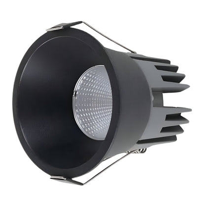 INFINITE 220 frameless 12W LED downlight, cast aluminium, 3000K/4000K/6000K tri-colour selectable