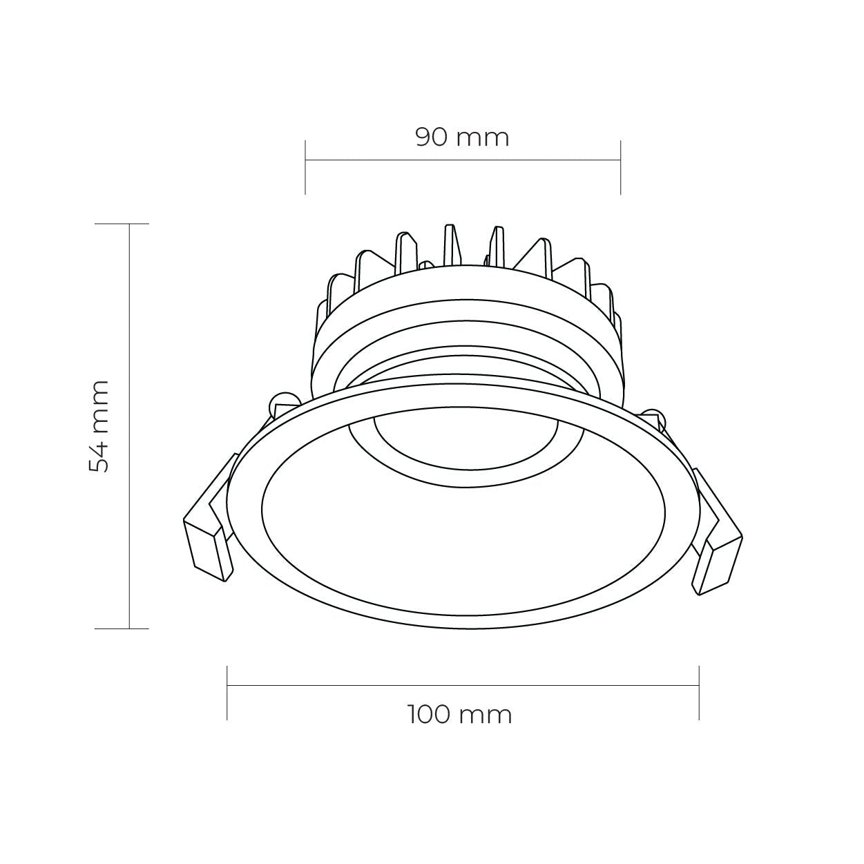 Infinite 330 LED Downlight 10W | Lighting Creations - Mases LightingLighting Creations