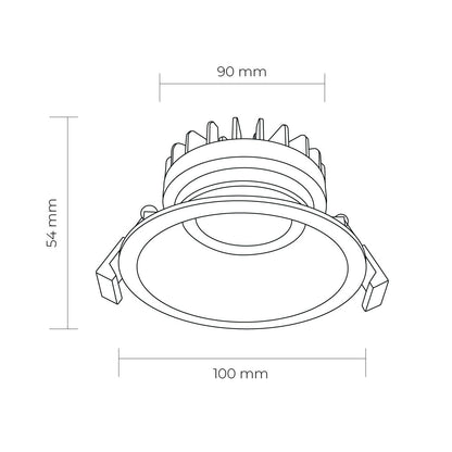 Infinite 330 LED Downlight 10W | Lighting Creations - Mases LightingLighting Creations