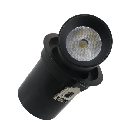 Infinite Focus tri-colour pull-out downlight, architectural design
