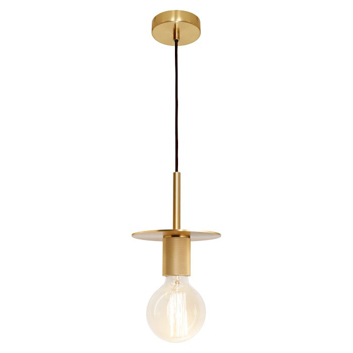 Inka 1 Light Pendant Black or Gold