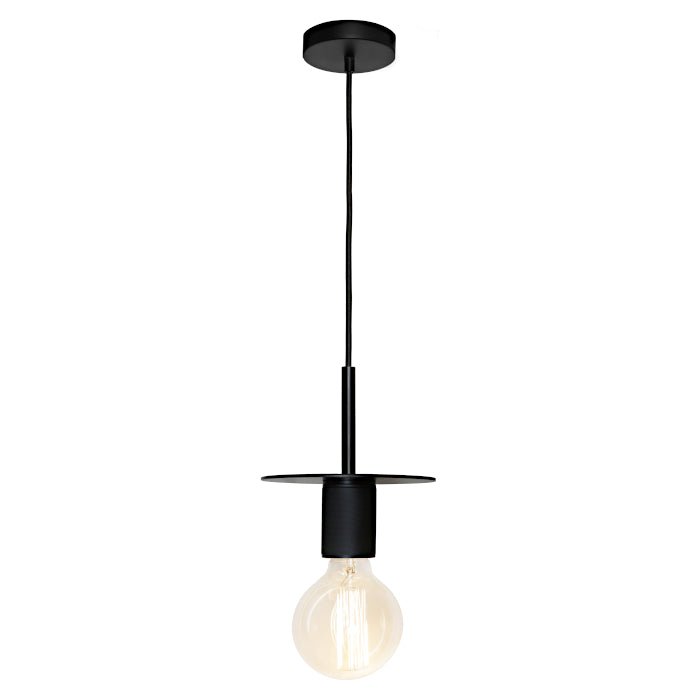 Inka 1 Light Pendant Black or Gold - Mases LightingCougar Lighting