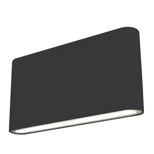 Integra Outdoor LED Wall Light in White or Black 10w Tricolour LED Up and Down Wall Light - Mases LightingMartec