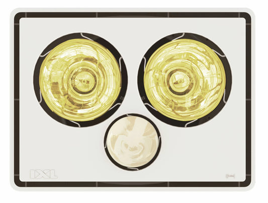 IXL Tastic Vivid 3 in 1 - Bathroom Heater, Exhaust Fan & Light - Mases LightingIXL