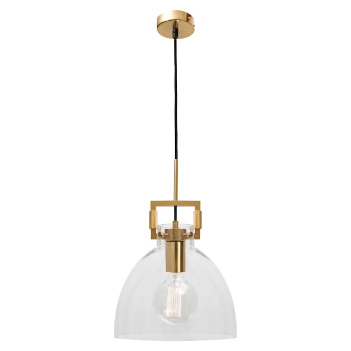 Jean 1 Light Pendant Black or Gold - Mases LightingCougar Lighting