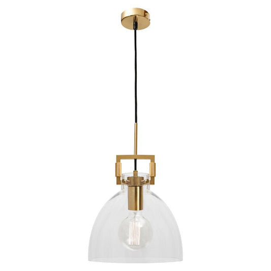 Jean 1 Light Pendant Black or Gold - Mases LightingCougar Lighting