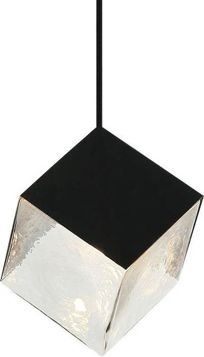KUBO 12 Light Pendant Light in Black and Gold