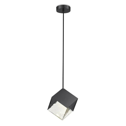KUBO Glass Pendant Light in Gold or Black | Lighting Creations - Mases LightingLighting Creations