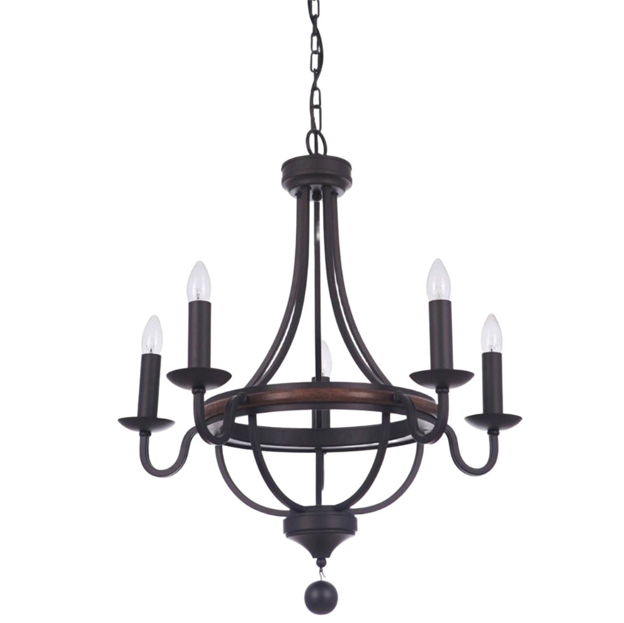 LAKEWOOD 3 or 5 or 8 Light Bronze Pendant Light - Mases LightingLode Lighting