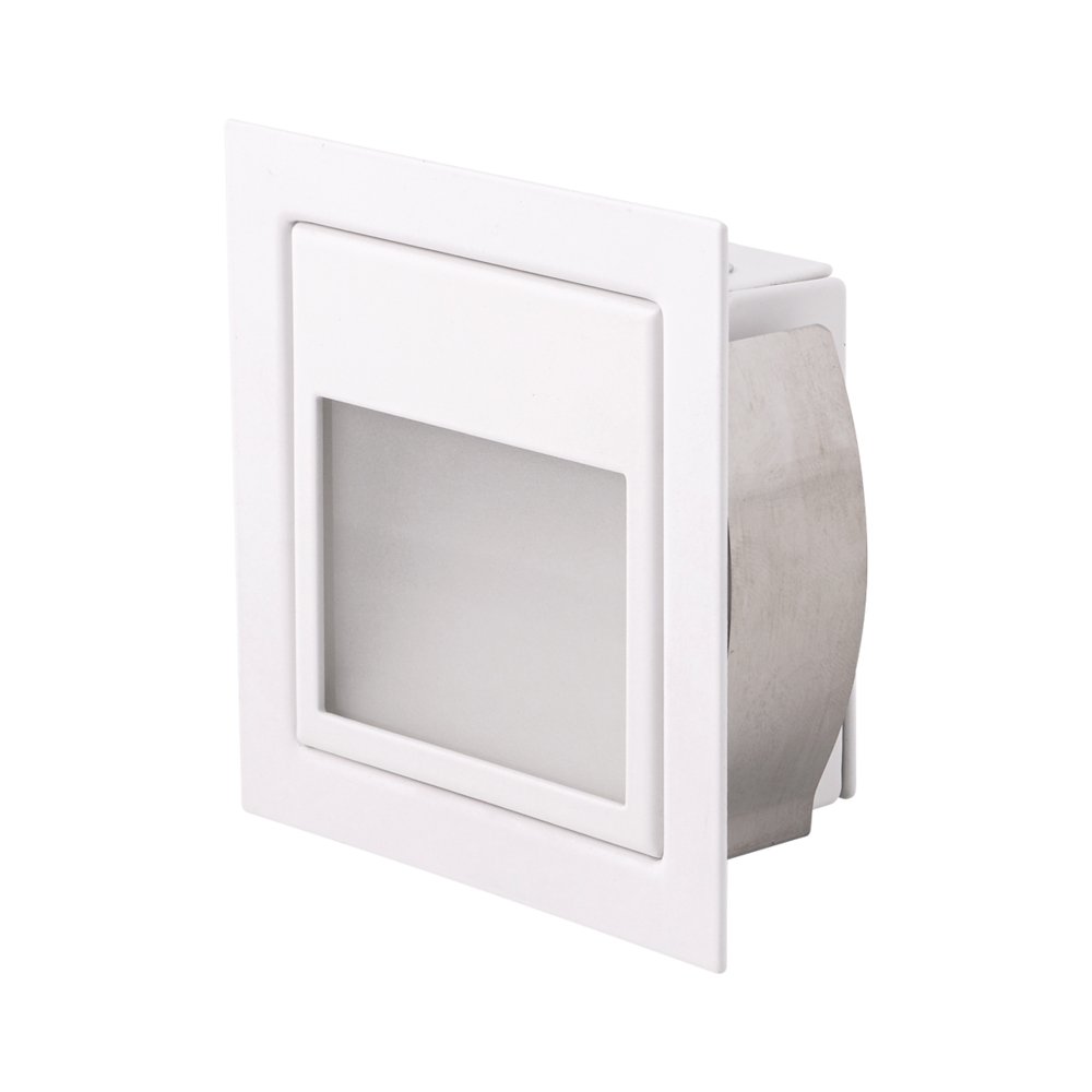 Leeman Wall Light LED 1.5W 3000K Matt White/Anodized Silver SAL Sunny Lighting S9318 - Mases LightingSAL