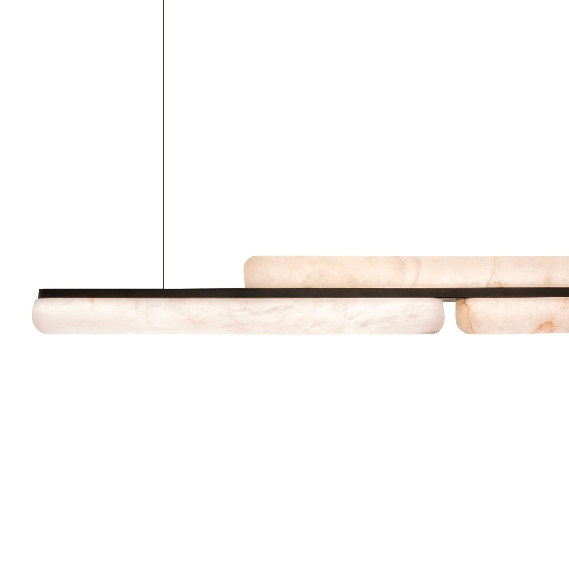 Lina Marble Pendant Light in Antique Brass or Brass | Lighting Creations - Mases LightingLighting Creations