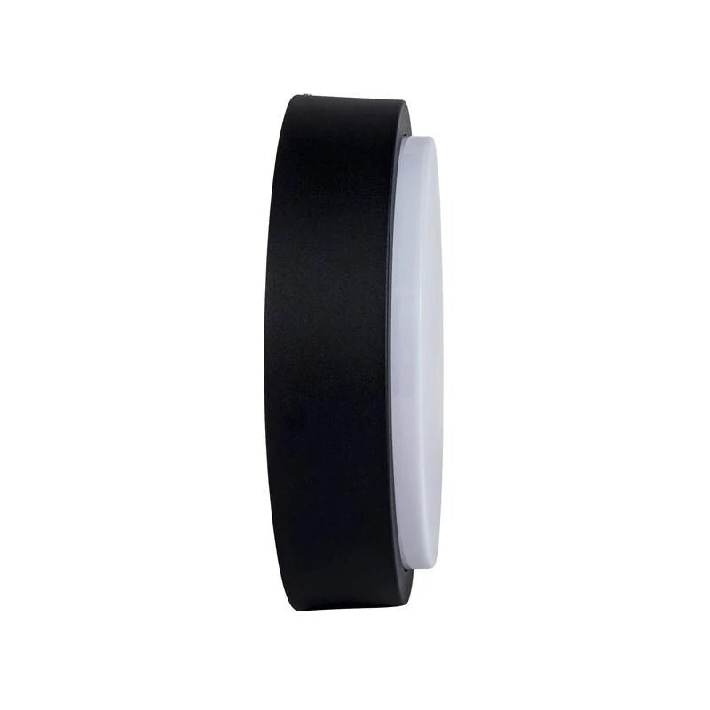 Liptor Surface Mounted LED Bunker Light Medium CCT 20w in Black or White - Mases LightingHavit Lighting