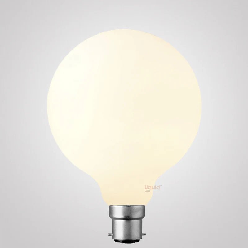 Liquid LEDs 12W G125 LED Globe B22 Matte Finish in Soft White