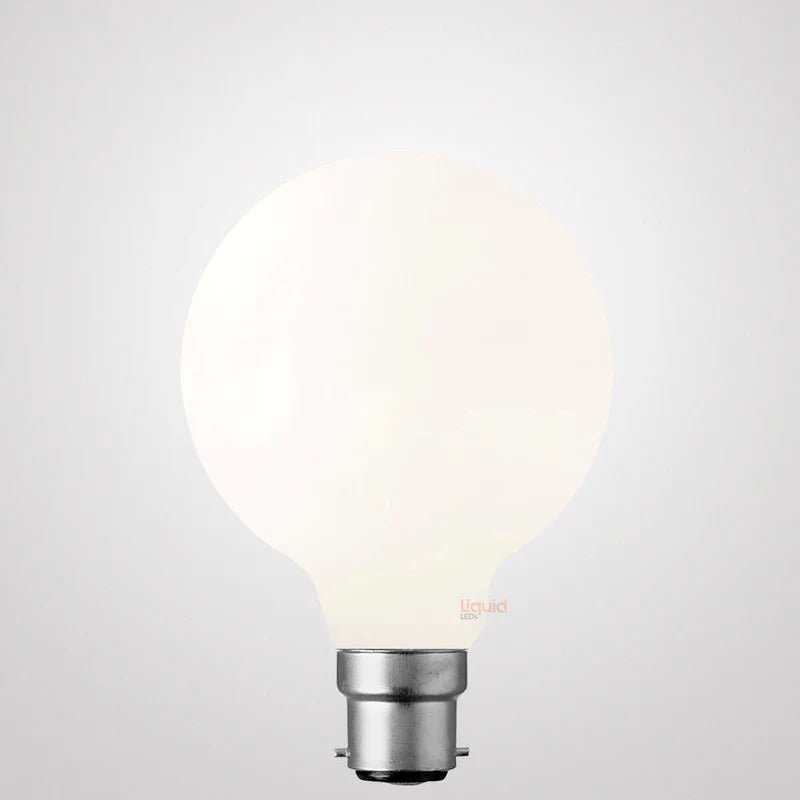 Liquid LEDs 12W G95 LED Globe B22 Matte Finish in Soft White