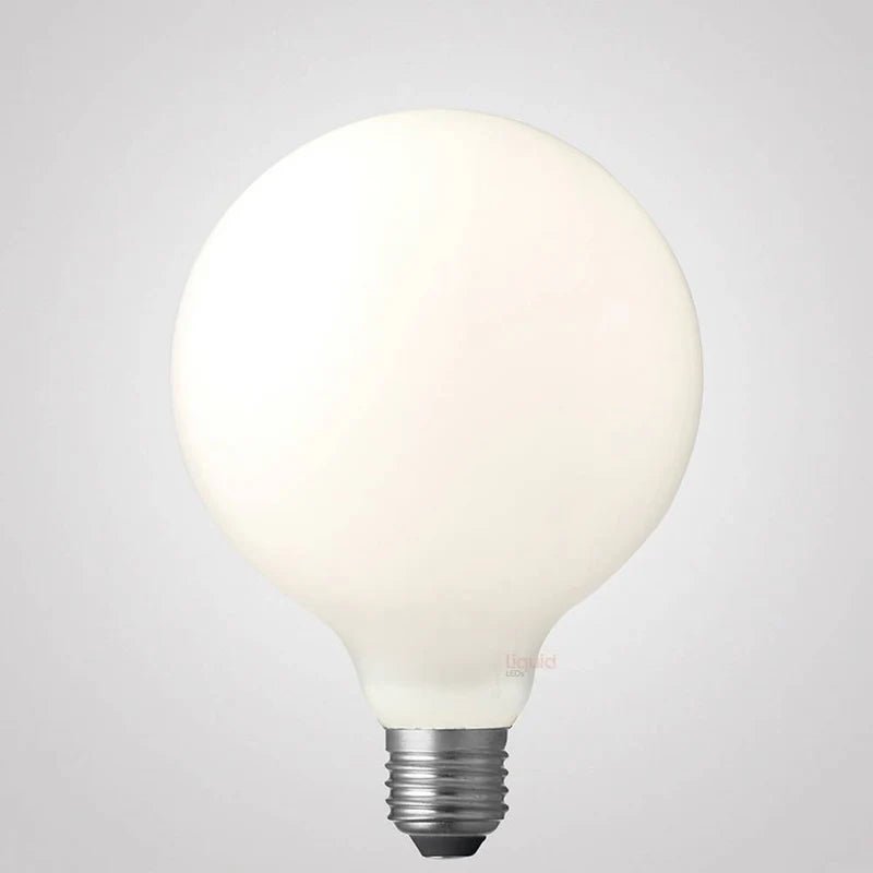 Liquid LEDs 8W G125 LED Globe E27 Opal in Natural White