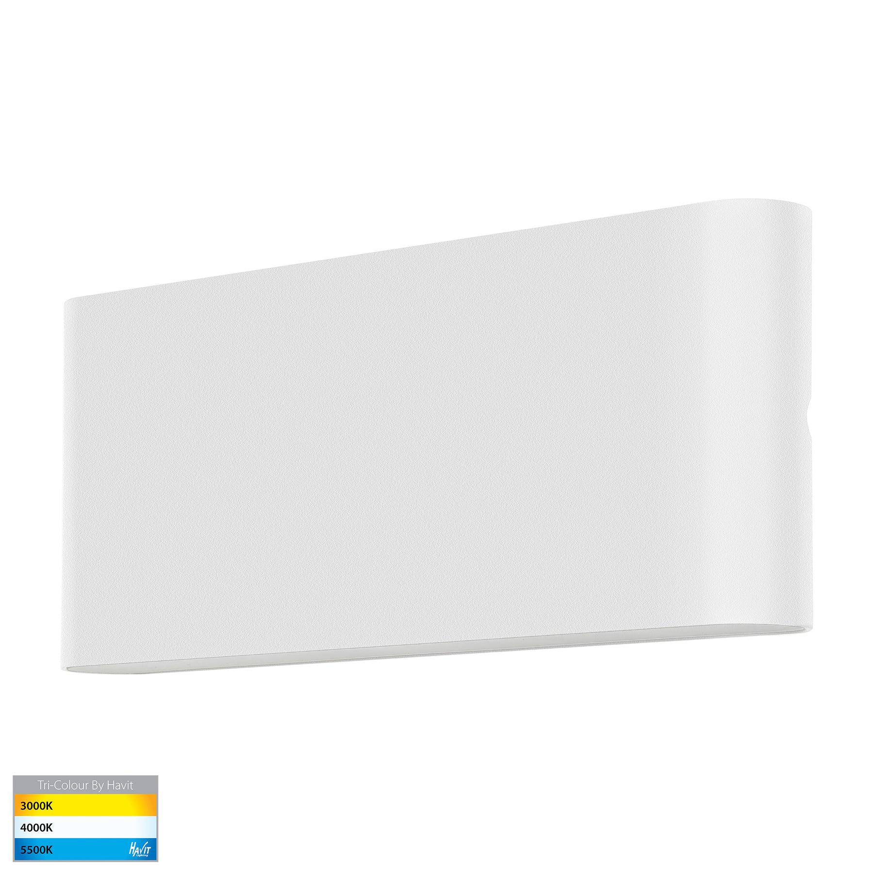 Lisse Fixed Up/Down LED Wall Light in Black or White (12v/240v) Havit Lighting - HV3653T