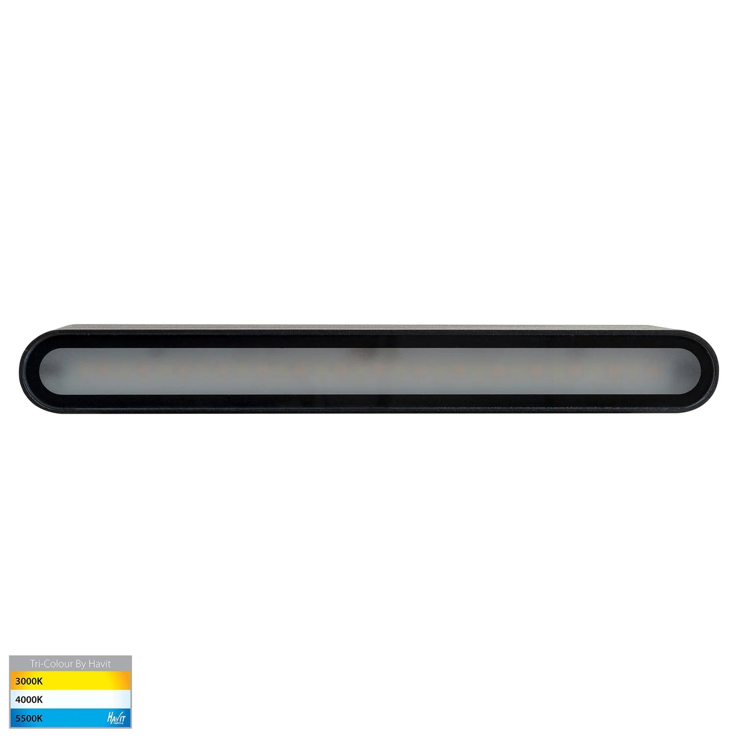 Lisse Fixed Up/Down LED Wall Light in Black or White (12v/240v) Havit Lighting - HV3653T - Mases LightingHavit Lighting