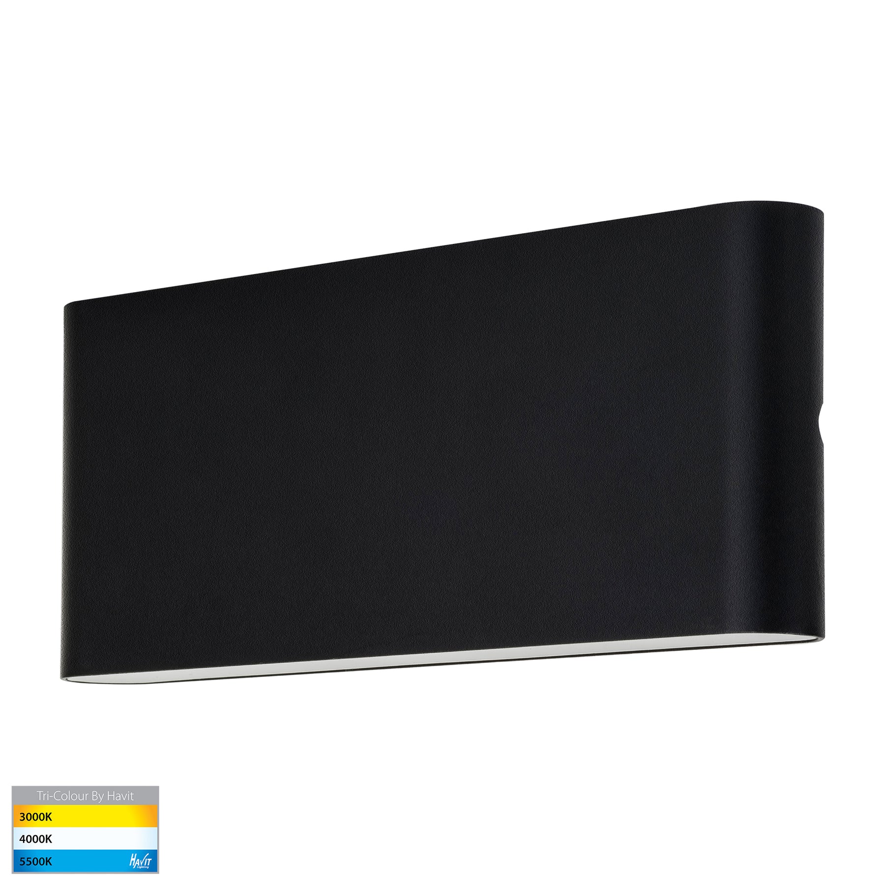 Lisse Fixed Up/Down LED Wall Light in Black or White (12v/240v) Havit Lighting - HV3653T