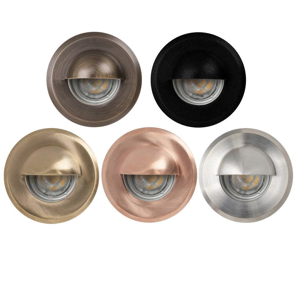 Lokk Outdoor LED Wall Light with Eyelid Antique Brass, Black, Brass, Copper, Stainless Steel Havit Lighting HV2899NW - Mases LightingHavit Lighting