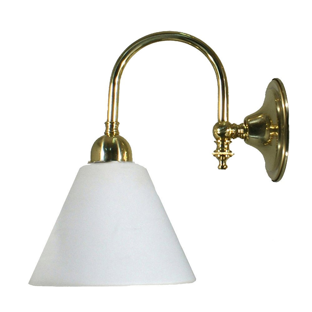 LOXTON 1 Light Clear or Frost Glass Wall Light - Chrome or Brass - Mases LightingLode Lighting