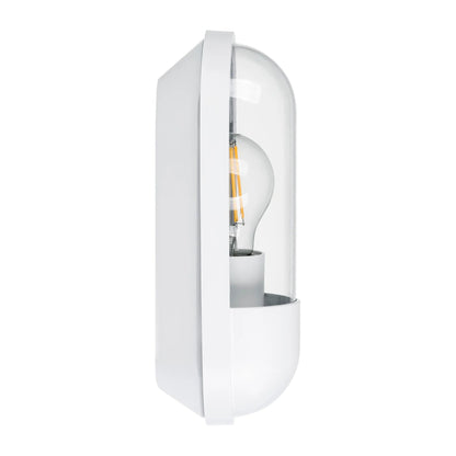 Lume Outdoor LED Wall Light in Black, Brass or White Havit Lighting - HV3512W - Mases LightingHavit Lighting