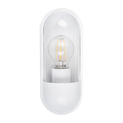 Lume Outdoor LED Wall Light in Black, Brass or White Havit Lighting - HV3512W - Mases LightingHavit Lighting