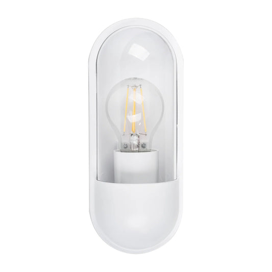 Lume Outdoor LED Wall Light in Black, Brass or White Havit Lighting - HV3512W - Mases LightingHavit Lighting