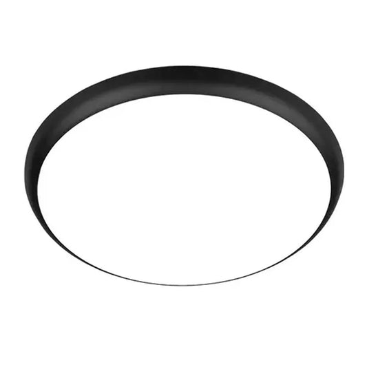 Luna ST30 LED Oyster Light 30w Tri - Colour in Black or White - Mases LightingTrend Lighting