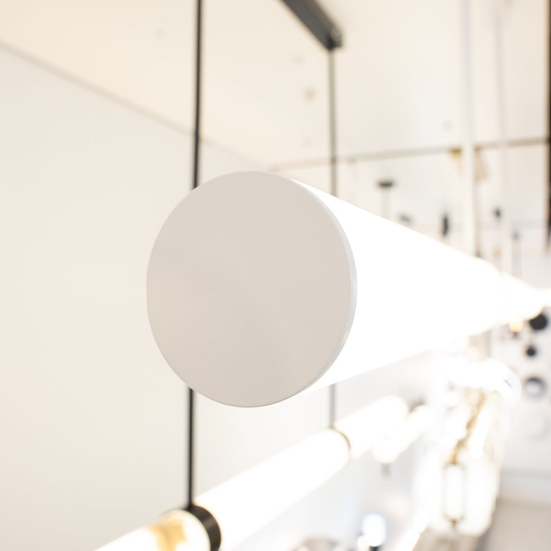 MADISON Spanish Marble Linear LED Pendant - Black, White, Brass and Antique Brass - Mases LightingLighting Creations