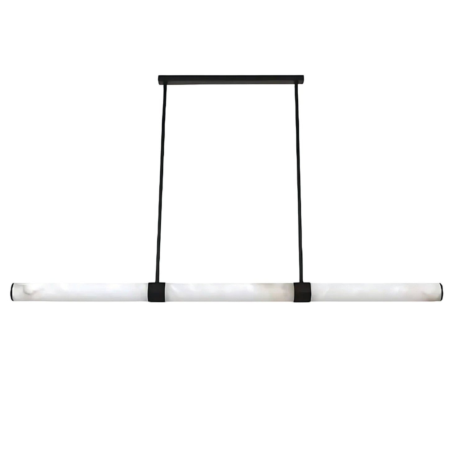 MADISON Spanish Marble Linear LED Pendant - Black, White, Brass and Antique Brass - Mases LightingLighting Creations