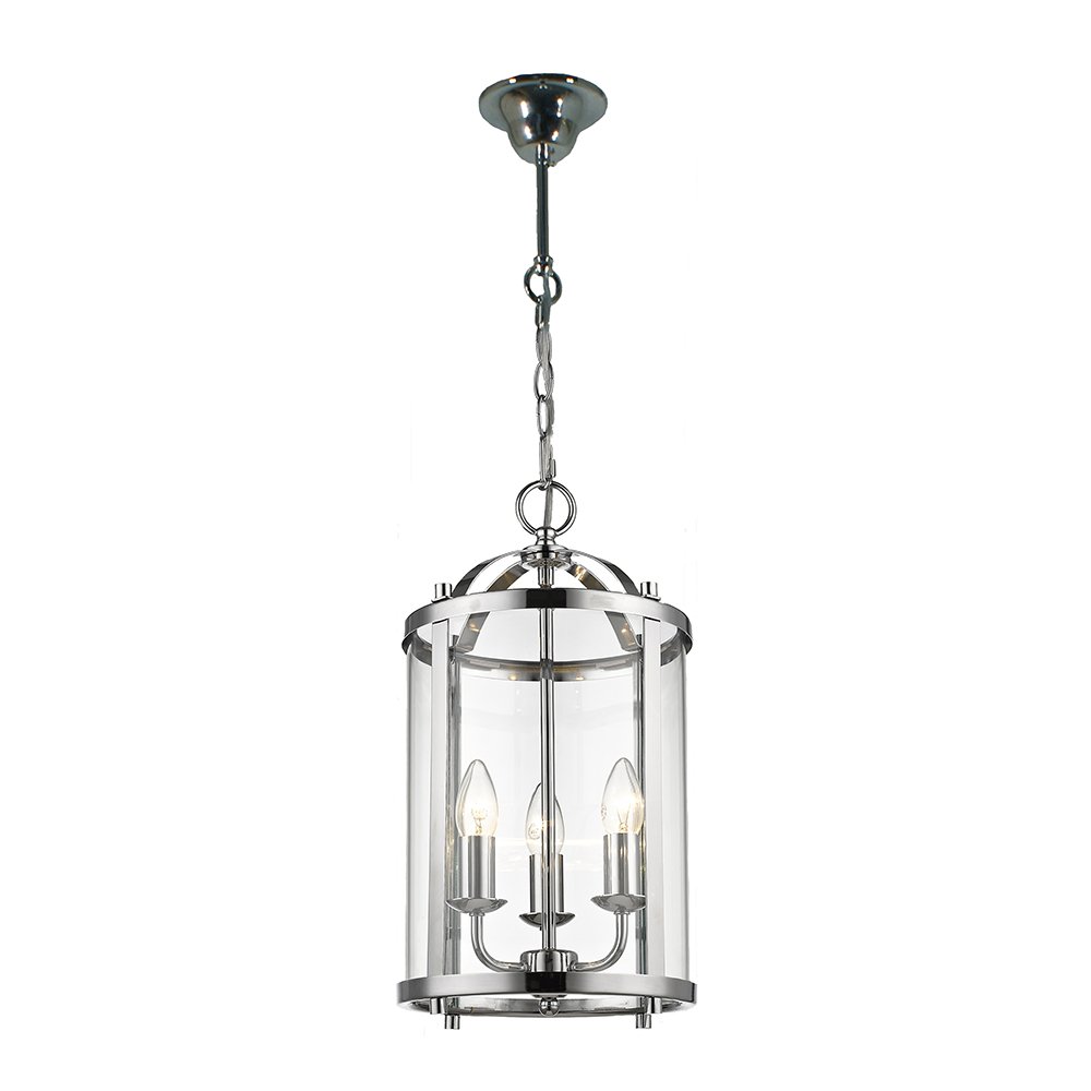 MANOR 3 or 4 Light Chrome or Bronze Pendant Light - Mases LightingLode Lighting