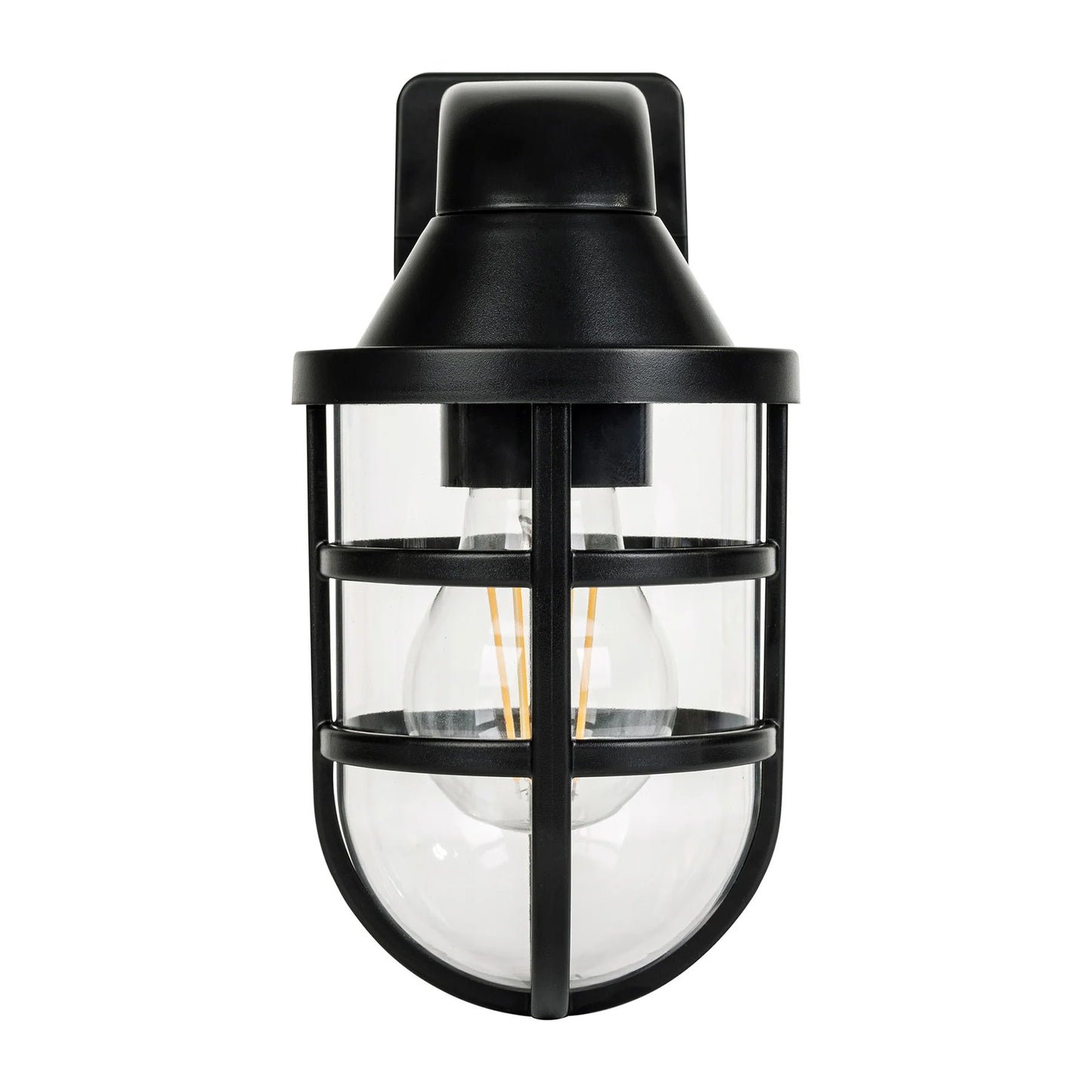Marina Outdoor LED Wall Light in Black, Brass or White Havit Lighting - HV3511W - Mases LightingHavit Lighting